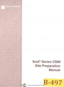 Brown & Sharpe-Brown & Sharpe Xcel Series CMM Measuring System, Site Preparation Manual 1995-CMM-Xcel-01
